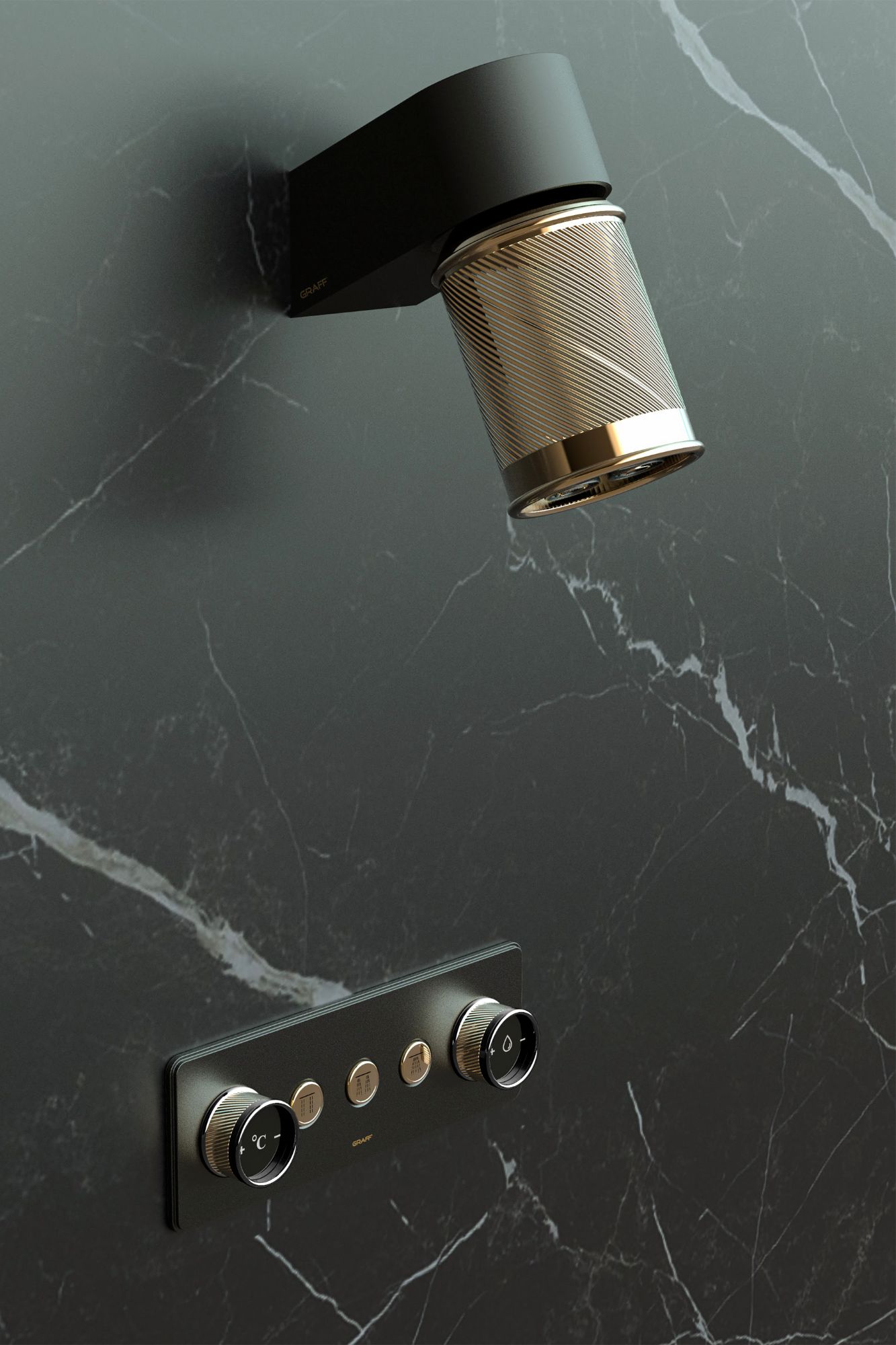 GRAFF, GRAFF Bespoke Wellness: The Riva Wall Mount Shower