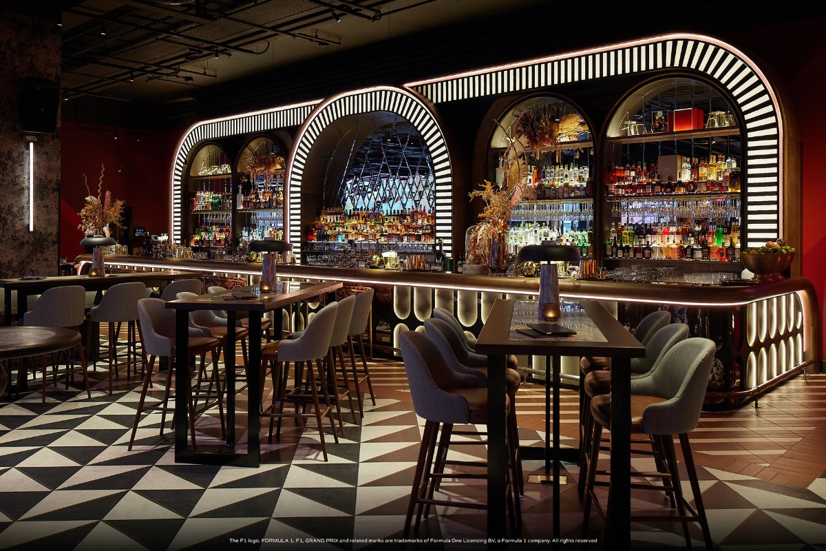 Anamo Design Studio, Anamo Design Studio: Creating a High-Tech, Formula 1 Inspired Bar