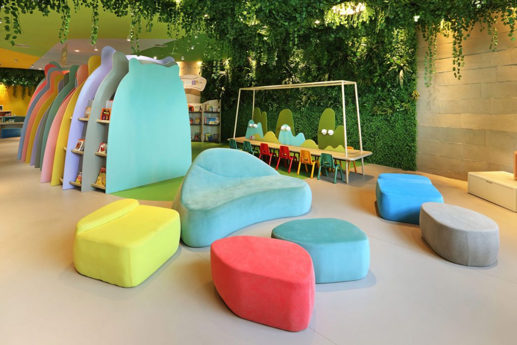 Taipei Base Design Center, Dou Dou Education Center public space design project images for SBID interior design blog, Project of the Week