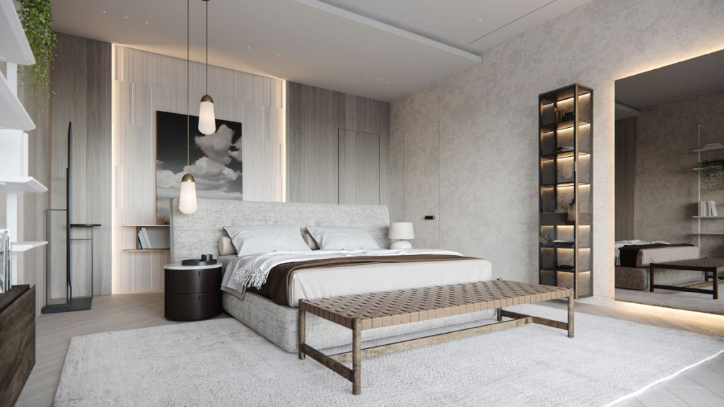 , Modern Minimalist Residential Design Creates Calm Atmosphere