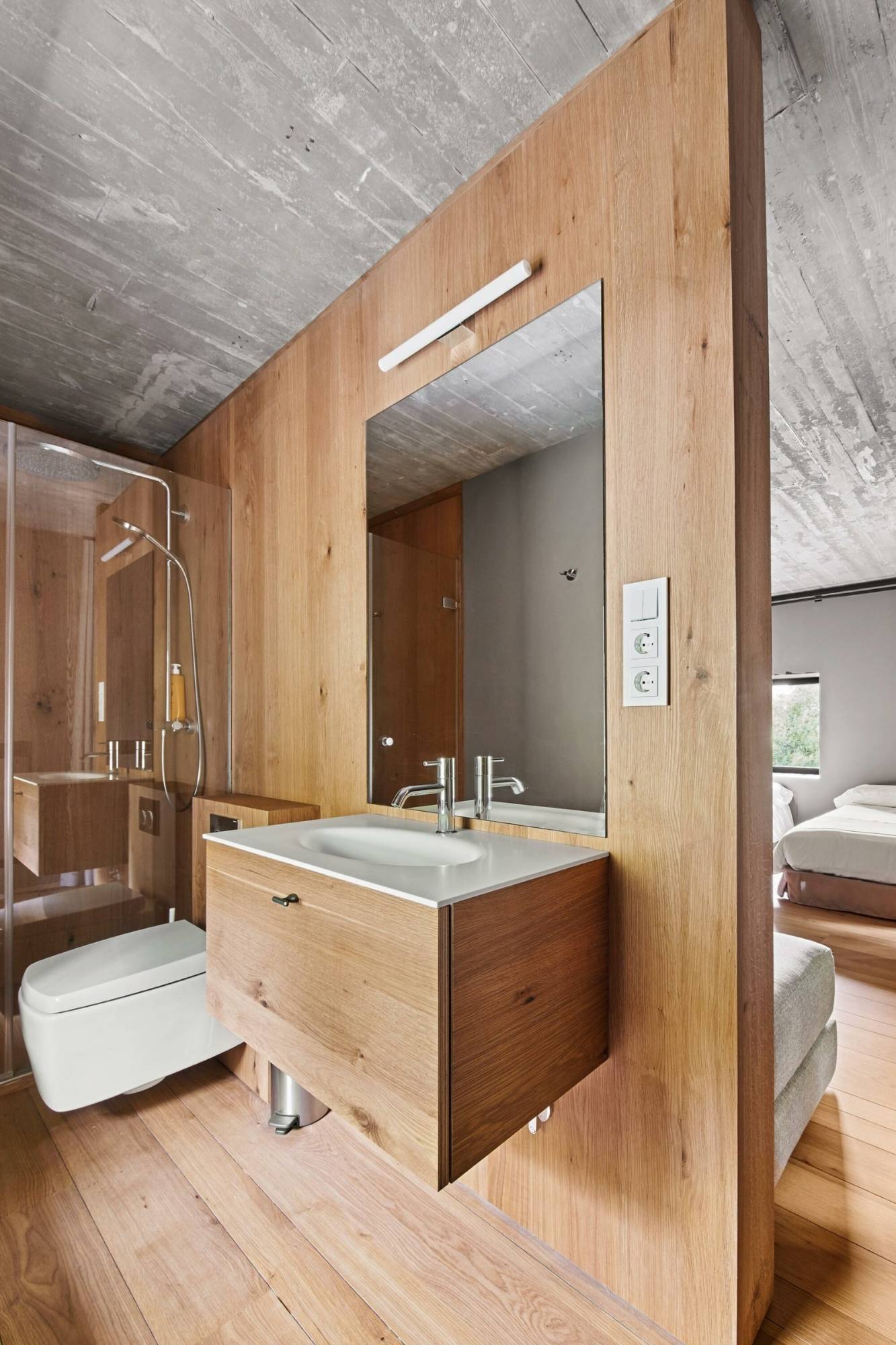 wood products, Water-Resistant Wood Coverings on Floors, Bathrooms, and Shower Stalls